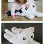 Big cat Floor Pillow Crochet Pattern