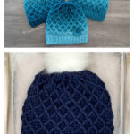 Diamond Beanie Hat Free Crochet Pattern
