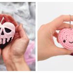Heart Keychain Crochet Patterns