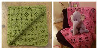 Little Axel Flower Baby Blanket FREE Crochet Pattern