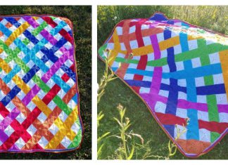 Modern Granny Square Blanket Free Crochet Pattern