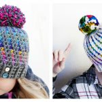 Northern Lights Beanie Hat Free Crochet Pattern