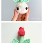 Sweet Spring Tulip Bulb Amigurumi Free Crochet Pattern