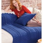Basketweave Diamond Throw Free Crochet Pattern