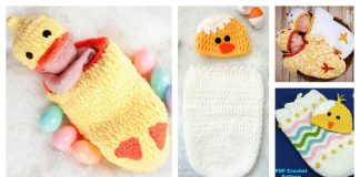 Easter Cocoon Photo Prop Crochet Patterns