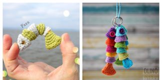 Fish keychain Free Crochet Pattern and Paid