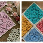 Hearts Around Doily Free Crochet Pattern
