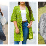 Lace Kimono Cardigan Free Crochet Patterns