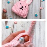 Mini Easter Bunny Gift Bag Free Crochet Pattern