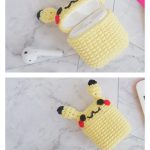 Pikachu Airpods Case Free Crochet Pattern