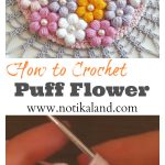 Puff Flower Free Crochet Pattern
