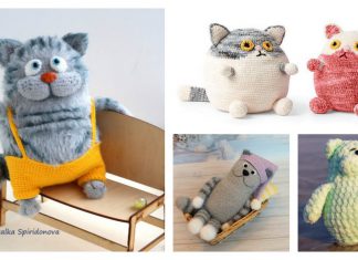 Adorable Fat Cat Free Crochet Pattern and Paid