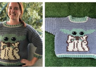 Baby Yoda Sweater Free Crochet Pattern