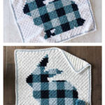 C2C Bunny Blanket Free Crochet pattern