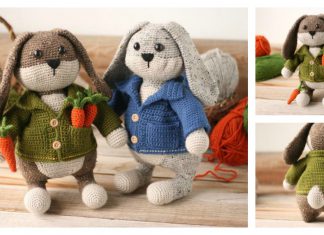 Cottage Garden Bunny Free Crochet Pattern