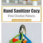 Hand Sanitizer Cozy Free Crochet Pattern