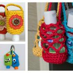Hand Sanitizer Cozy Free Crochet Pattern