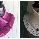 Lace Edging Cowl and Neck Warmer Free Crochet Pattern