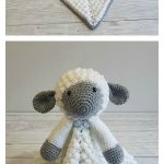 Liam The Lamb Baby Lovey Blanket Comforter Security Blanket Crochet Pattern