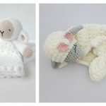 Little Lamb Baby Lovey Free Crochet Pattern and Paid
