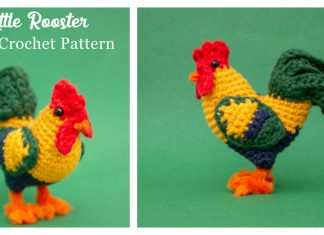 Little Rooster Amigurumi Free Crochet Pattern and Video Tutorial