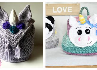 Unicorn Backpack Free Crochet Pattern Paid