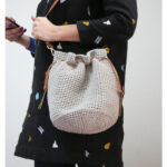 Drawstring Bucket Bag Free Crochet Pattern