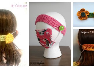 Face Mask Ear Savers Free Crochet Pattern