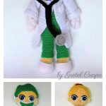 Female Doctor Amigurumi Free Crochet Pattern