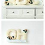 Flower Alphabet Letter Pillow Free Crochet Pattern