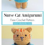 Nurse Cat Amigurumi Free Crochet Pattern