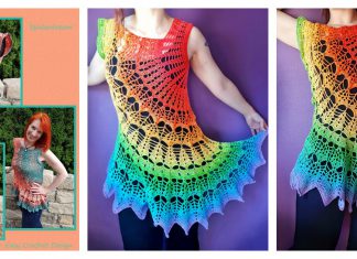 Spiderdream Tunic Top Crochet Pattern