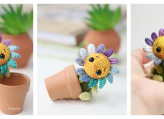 Tiny Flower Amigurumi Free Crochet Pattern
