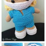Weebee Doll with Face Mask Free Crochet Pattern