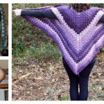 Granny Triangle Shawl Vest Free Crochet Pattern