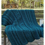 Molly Cabled Blanket Free Crochet Pattern