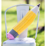 Pencil Pillow Free Crochet Pattern and Video Tutorial