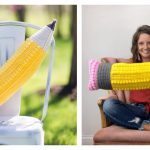 Pencil Pillow Free Crochet Pattern and Video Tutorial