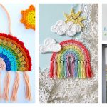 Rainbow Decoration Free Crochet Pattern