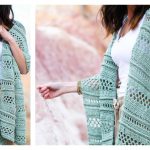 Sampler Shawl Summertide Wrap Free Crochet Pattern