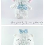 Amigurumi Polar Bear Toy Free Crochet Pattern