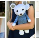 Amigurumi Polar Bear Toy Free Crochet Pattern and Paid