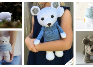 Amigurumi Polar Bear Toy Free Crochet Pattern and Paid