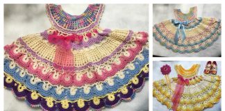 Fantail Summer Baby Dress Crochet Pattern
