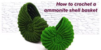 How to Crochet an Ammonite Shell Basket