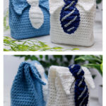 Tie Gift Bag Free Crochet Pattern