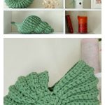Unique crochet Nautilus Shell Basket