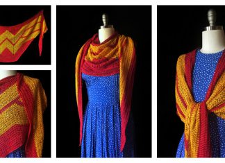 Wonder Woman Wrap Free Crochet Pattern