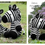 Amigurumi Zebra Free Crochet Pattern and Paid