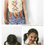 Aztec Crop Top Free Crochet Pattern